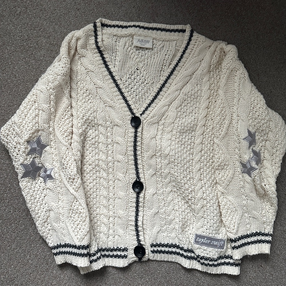 Taylor Swift Folklore Cardigan Official 2024 Release Size XS/SM